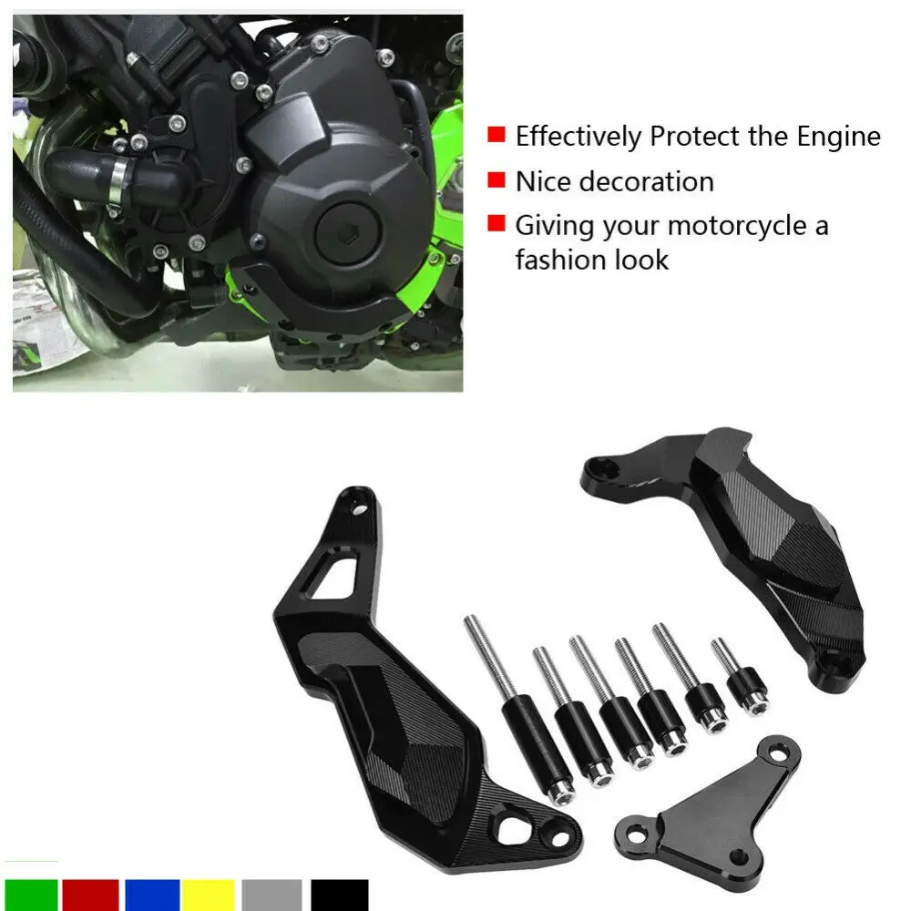 

For KAWASAKI NINJA 250 400 2018 2019 2020 Engine Case Slider Protector Cover Set