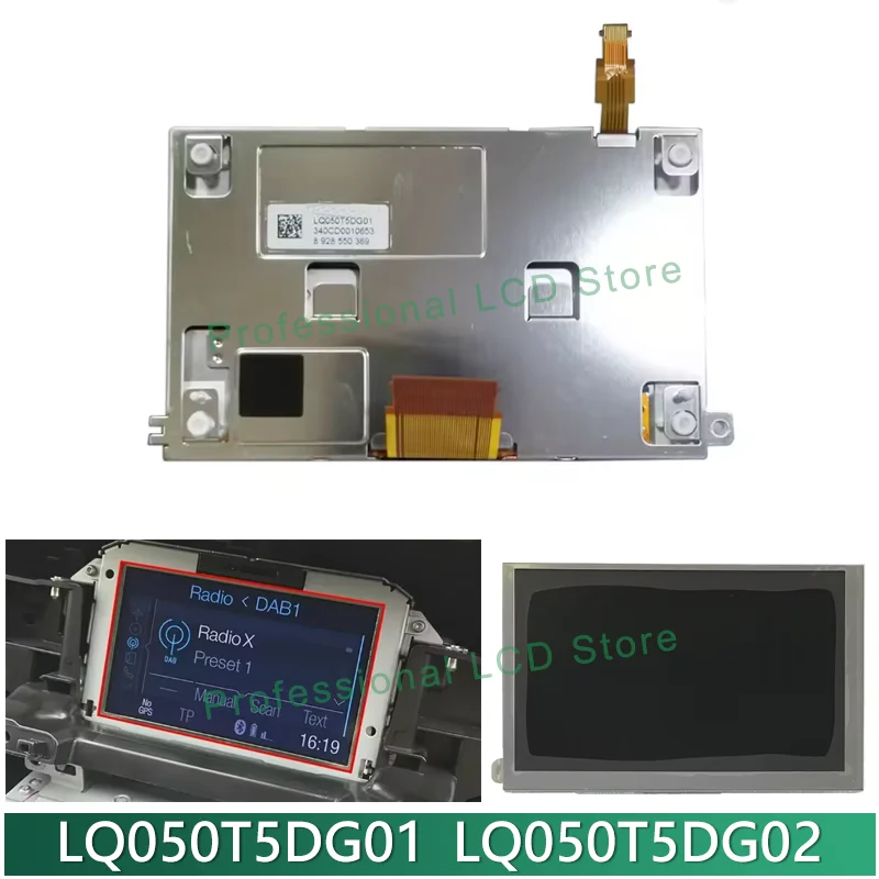 

LQ050T5DG01 Original 5 Inch LCD Display Screen For Car GPS Navigation LCD Screen LQ050T5DG02 320(RGB)*234