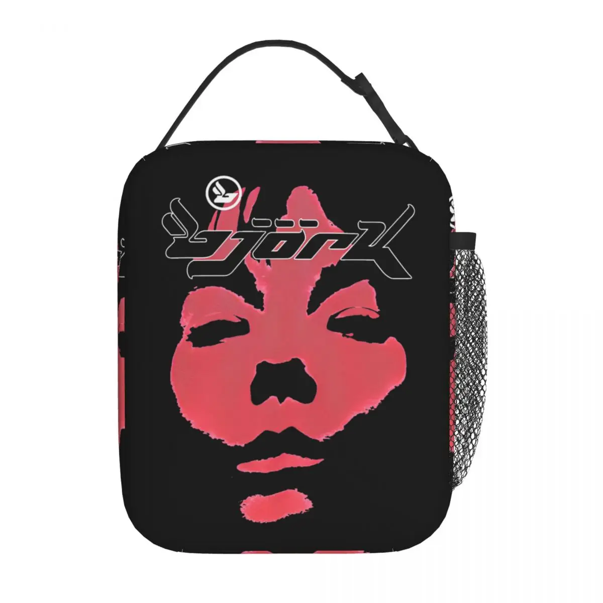 Insulated Lunch Box Bjork Homogenic Vintage Red Face Product Lunch Food Box New Cooler Thermal Bento Box For School