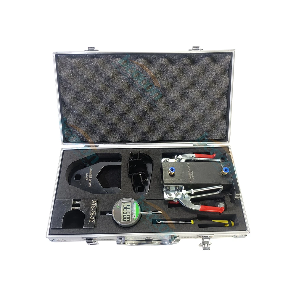 

Common Rail Injector for Cummins QSK19 Disassembly Measurement Kit Testing Repair Tool Kit Adaptor Repair Tools
