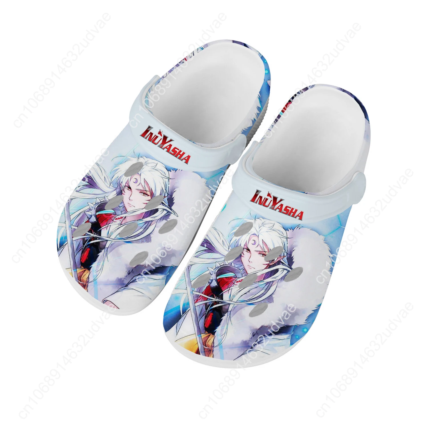 InuYasha Sesshoumaru Water Shoes Mens Womens High Quality Home Garden Clogs Customizd Sandals Beach Breathable Hole Slippers