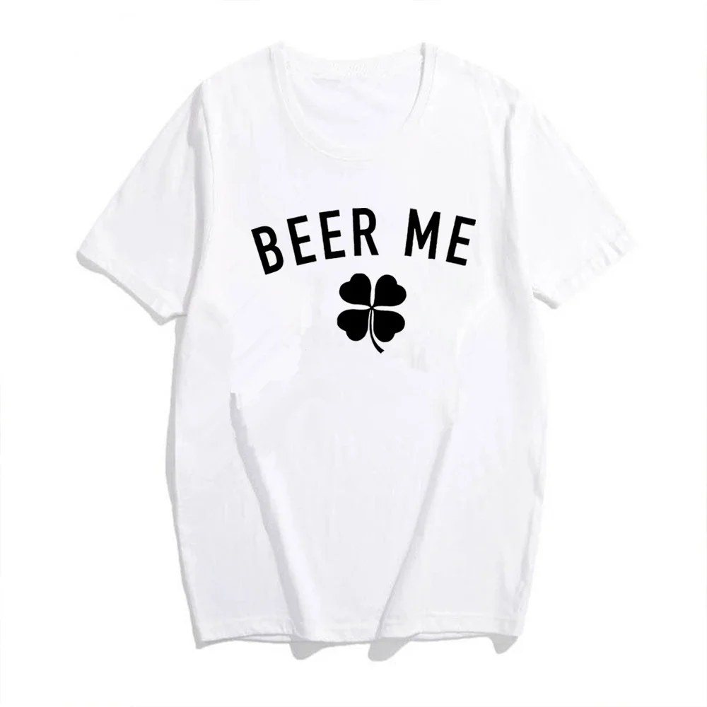 St Patrick's Day T Shirt Women Funny Drinking Shirt Unisex Graphic Tees Cute St Patty's Day Shirt St Patty Drinking Tee