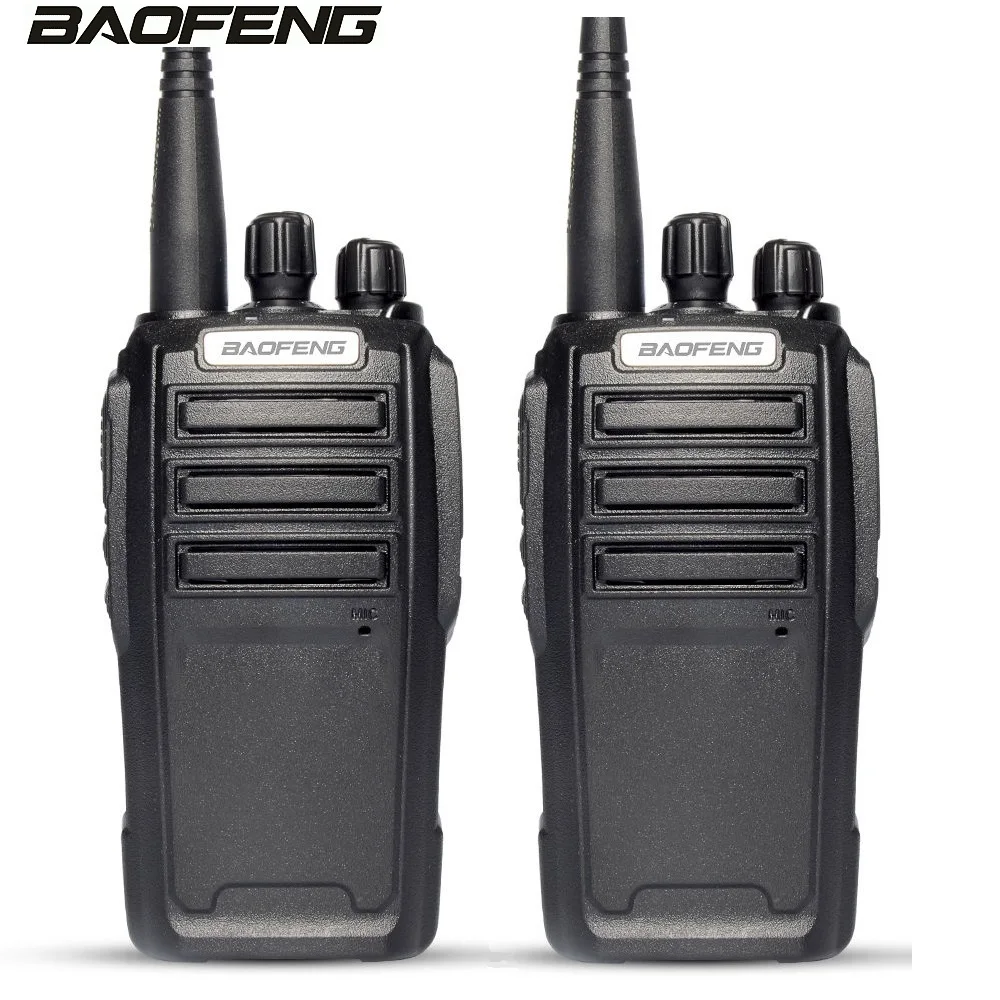 

2x BAOFENG UV-6 Handheld Transceiver Dual Bands UHF/VHF 8W Power Long Range & PTT Headset Ham Wireless Interphone