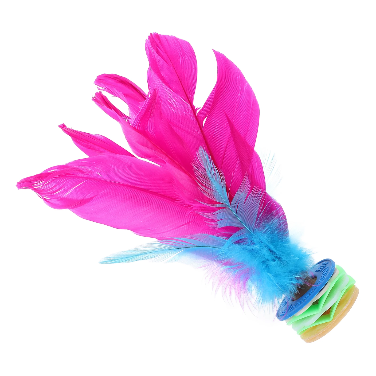 

2pcs Shuttlecock Jianzi Toy Kick Shuttlecocks Chinese Abs Kicking Pupils Lightweight Traditional Sports Game