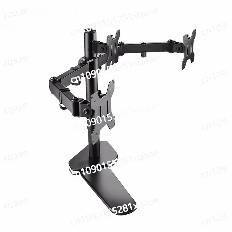 Adjustable Three Arm LCD LED Display Bracket Desktop Mounting Bracket with 180 Degree Pull-out Rotating Arm ML6463