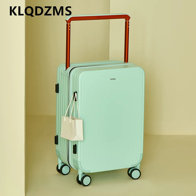 KLQDZMS Carry-on Travel Luggage ABS+PC Boarding Case 18