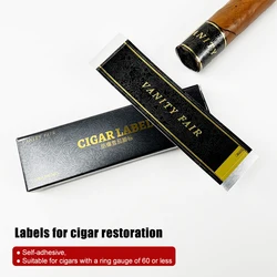 20 pcs Cigar Label Repair Burst Foot Fixed Anti-cracking Cigar Toe Label Ornament Ciagr Accessories