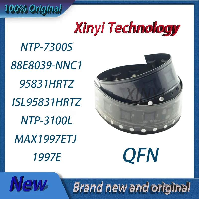 (2piece) NTP-7300S / 88E8039-NNC1 / 95831HRTZ ISL95831HRTZ / NTP-3100L / MAX1997ETJ 1997E QFN Package