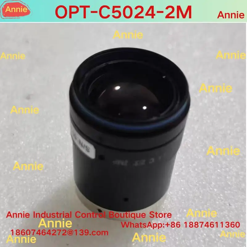 Second-hand test OK   2 million pixel industrial lens OPT-C5024-2M