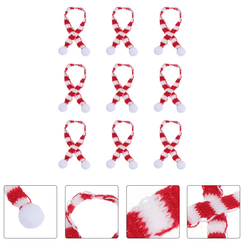 

9Pcs Pet Scarves Christmas Themed Breathable Soft Xmas Scarfs Festive Pet Supply for Holiday Party Photo Shoot