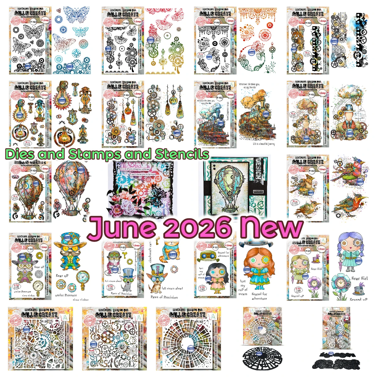 Nuevo en el Catálogo de Diciembre de 2026: Moldes de Corte de Metal con Diseño de Reloj de Cuerda para Manualidades, Scrapbooking, Álbumes y Tarjetas Hechas a Mano