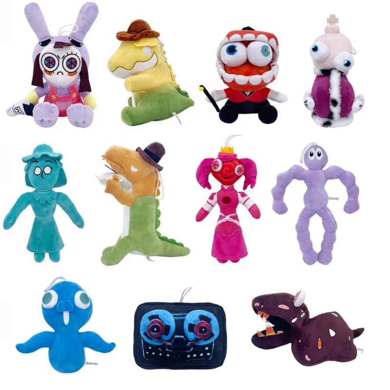 Hot Kawaii The Amazing Digital Circus Series Creative Plush Toy Cute Cartoon Character Soft Exquisite Stuffed Toy Birthday Gift