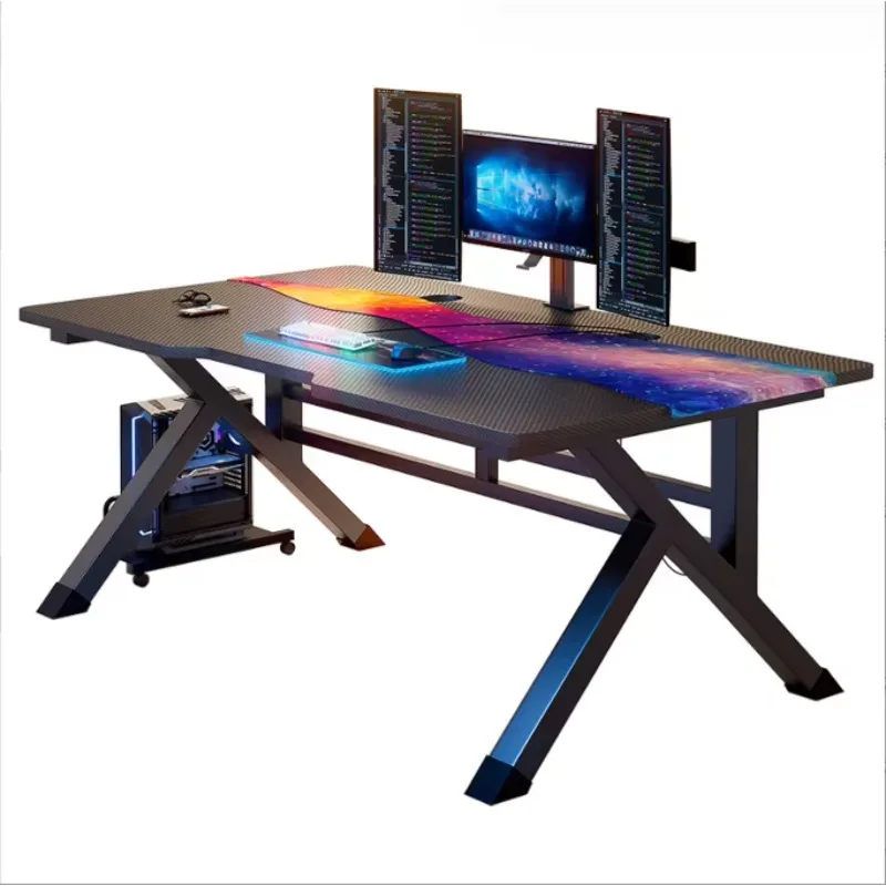 

Custom Ergonomic Home Office Furniture Gaming Accessories PC Racing Table Design Desk Gaming for PC E-sports