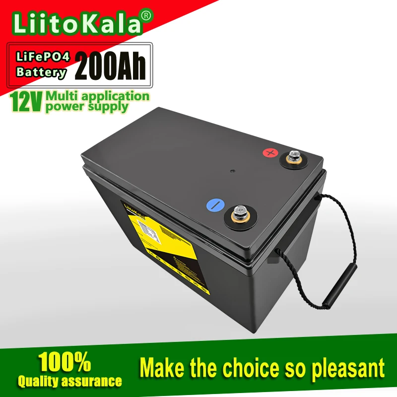 LiitoKala 12V LiFePO4 Battery 12.8V 50Ah 60Ah 100Ah 120Ah 150Ah 180Ah 200Ah For RV Campers Golf Cart Off-Road Off-grid