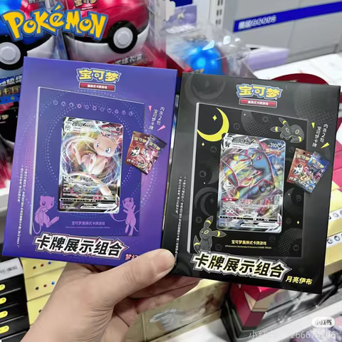 Original Pokemon Trading Cards Game Ptcg Chinese Card Book Gift Box Cards Exhibit Combination Full Range Child Gift In Stock