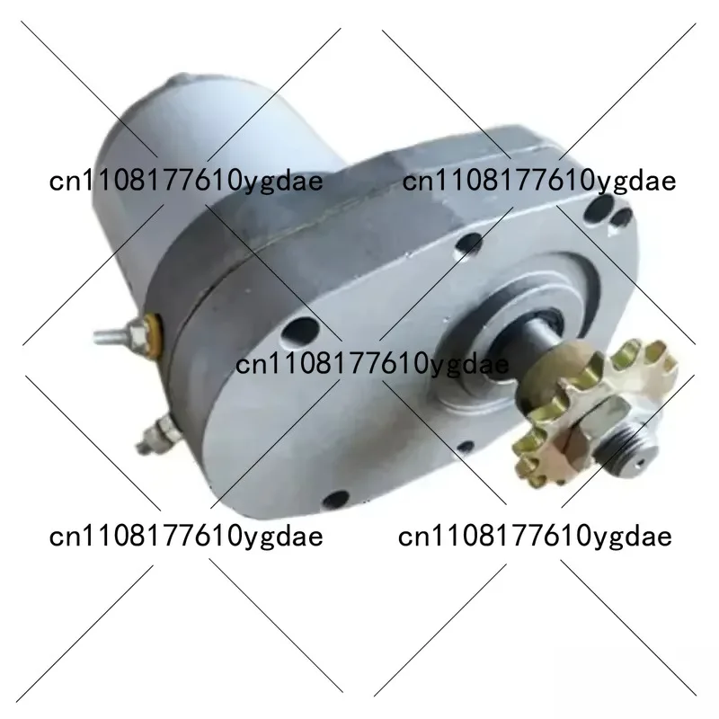 

12V 24V 600W 60RPM 400kg High-power Multi-purpose DC Motor for Dual Fertilizer Box DC Permanent Magnet Motor 428 530