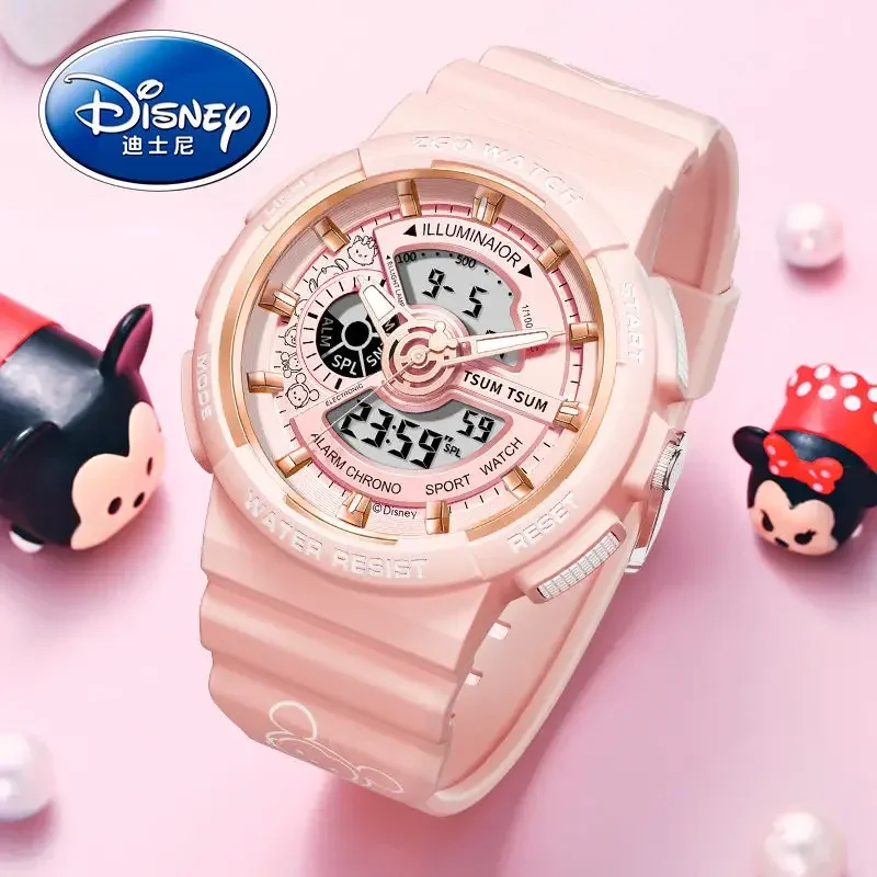 ZGO Disney Series Watch Girls Sports Women's Waterproof Kids Electronic Watch Gift Toy Kids