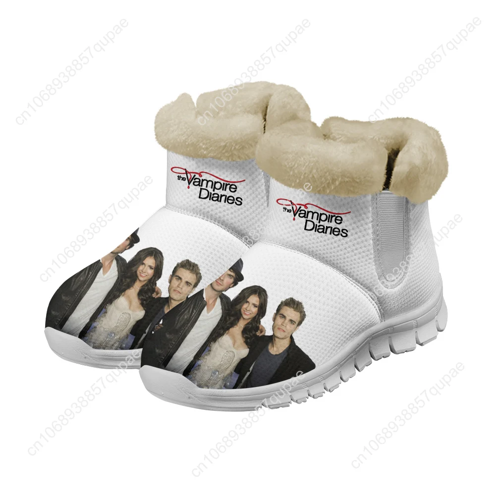 The Vampire Diaries Snow Boots Damon Salvatore Mens Women Shoes Keep Warm High Quality Casual Lightweight Couple Custom Sneakers