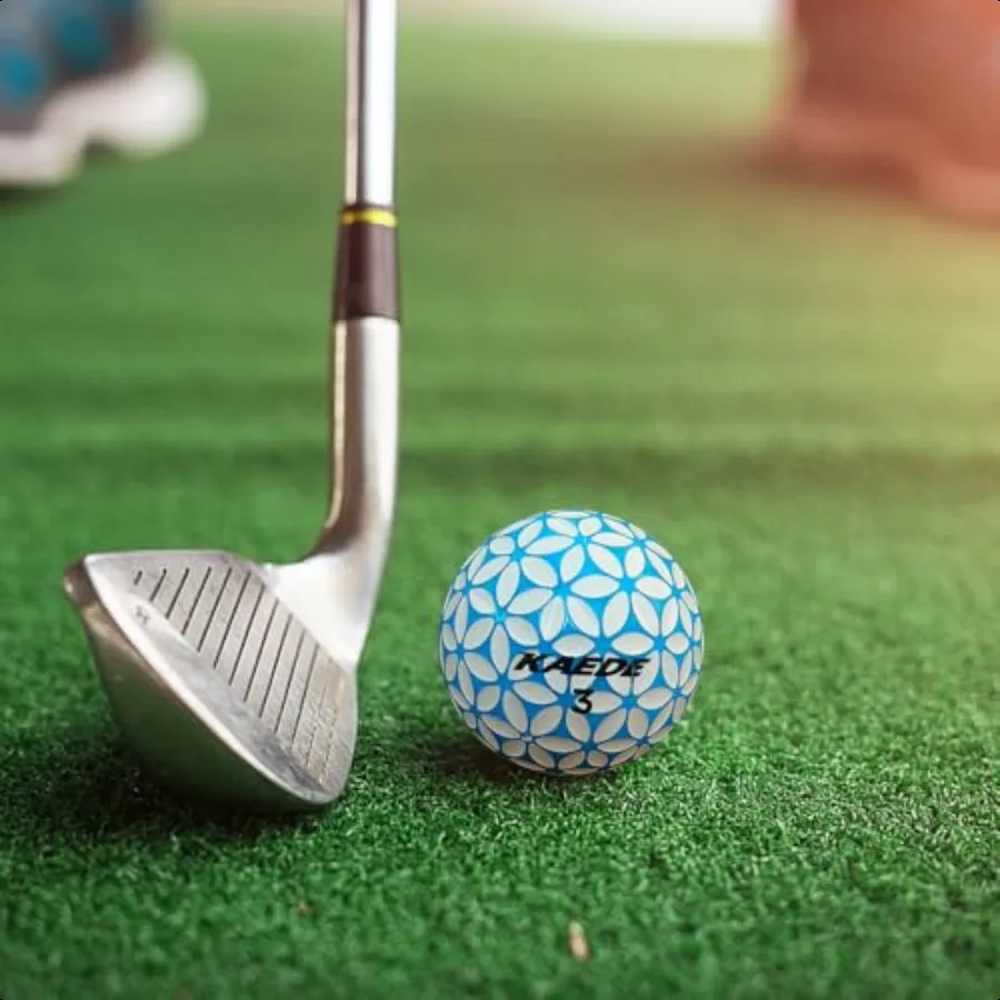 Kaede Golf Разноцветные дистанционные мячи для гольфа 12-цветные One Dozen