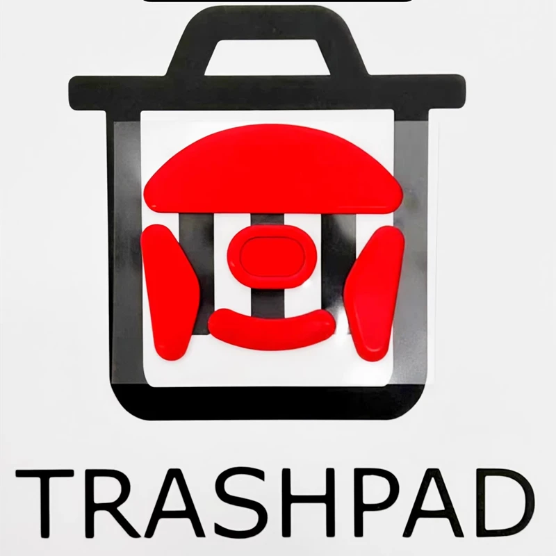 1 Set TRASHPAD UPE PTFE Mouse Skates Feet For VT9/VT9 MAX 2nd Generation Wireless Mouse ICE Control Mice Glides 0.8mm