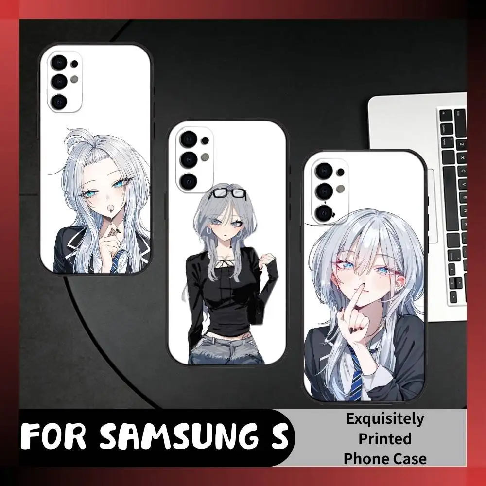 Cute H-Haimiya-senpai Design  Phone Case For Samsung S25,S24,S21,S22,S23,S20,Ultra,S26,Plus,Fe,Note,5G Black Cover