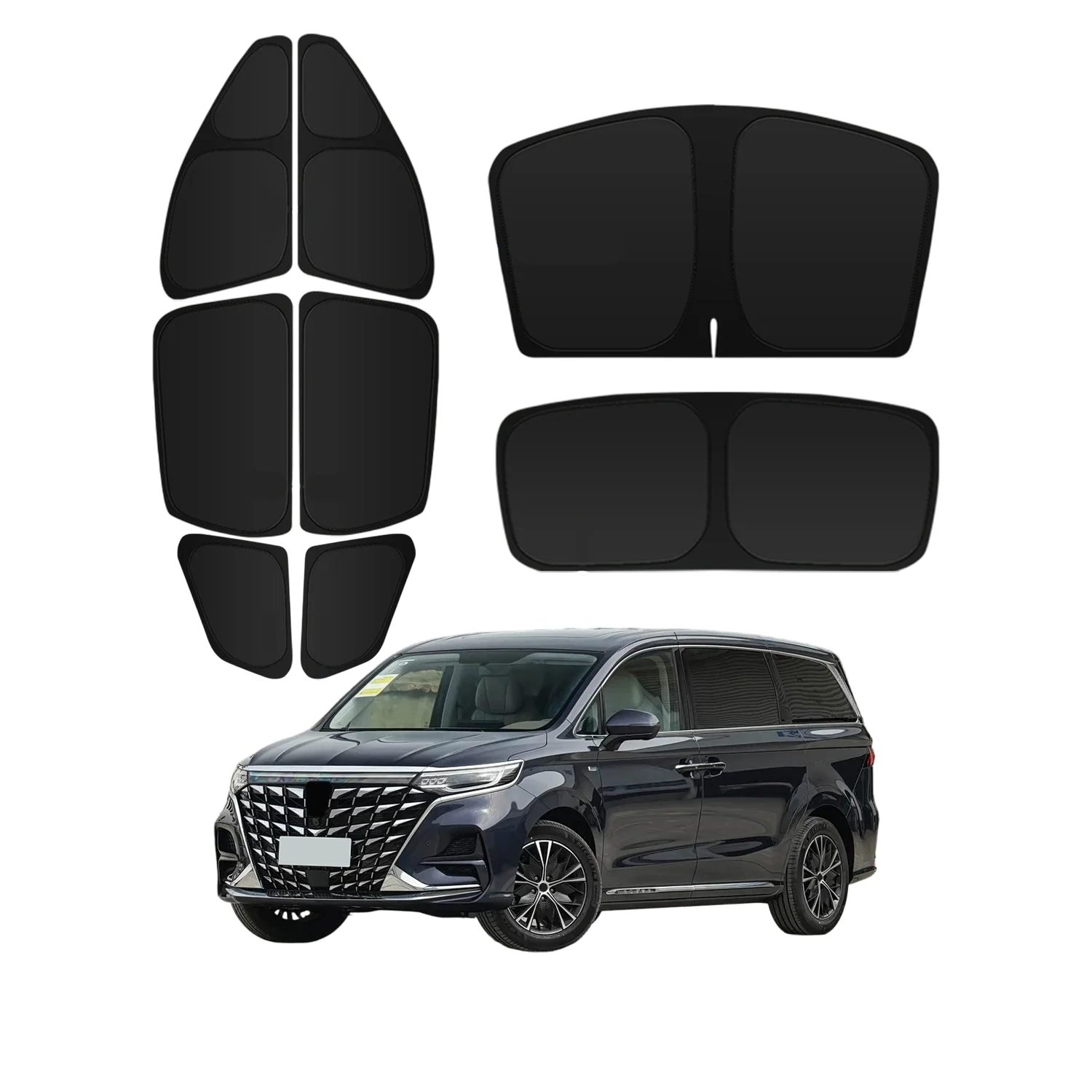 

For Roewe IMAX8 2022-2024 Car Sunshade Front Rear Windshield Sun Shade Side Window Shades Cover Sun Visor Shield Protectors