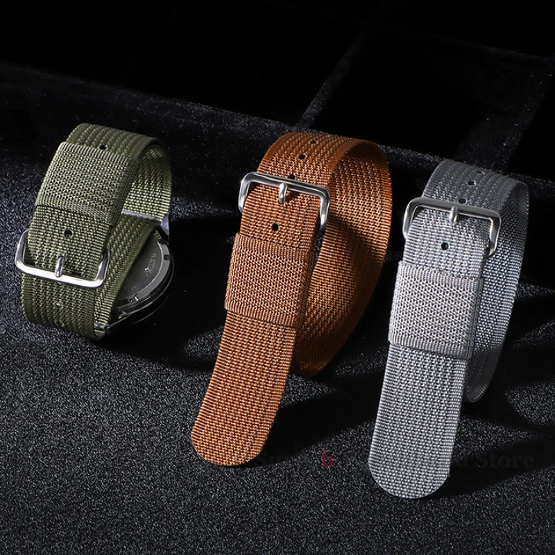 Нейлоновый ремешок, универсальный тканевый браслет 20 мм 22 мм для Samsung Galaxy Watch, военный спортивный ремешок для часов Huawei GT 2 3