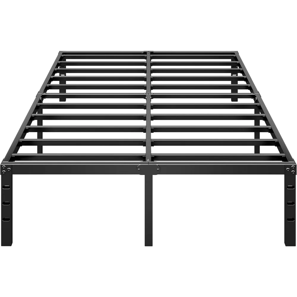 

Metal Platform Bed Frame 14 Inch Tall,No Box Spring Needed,Queen Size Bed with Heavy Duty Strong Support Slats,Easy to Assemble