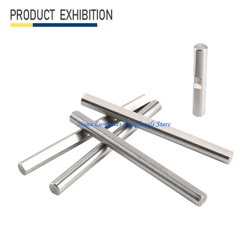 

F68C Steel Rod D Round shaft Grind Flat Linear Customized Length 30mm 60mm Diameter 5mm printer