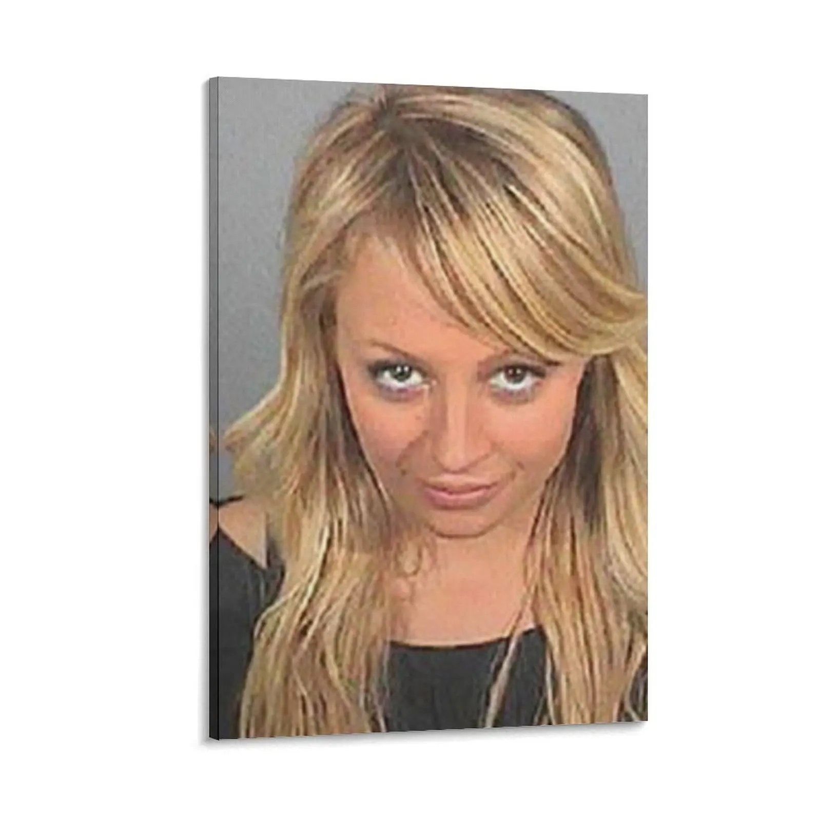 

Nicole Richie's 2007 Mugshot Canvas Painting fashion wall paintings Posters on the wall aesthetic room decoration