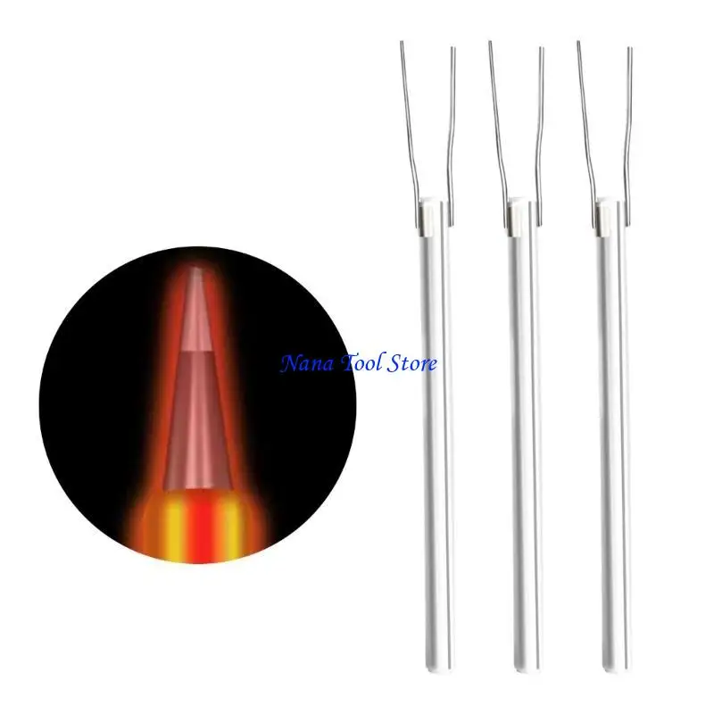 

31GJ 3Pcs Ceramic Heater Heating Cores, Ceramic Soldering Heating Cores Soldering Iron