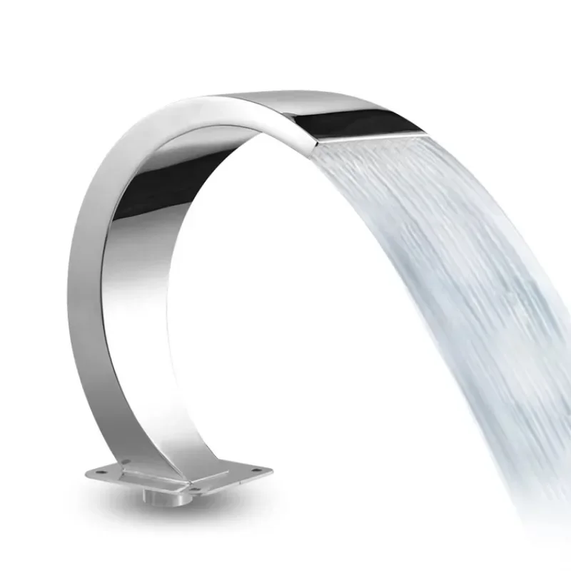

New Type Indoor Stainless Steel Waterfall spa massage equipment swimming pool waterfall water curtain bathtub accessories