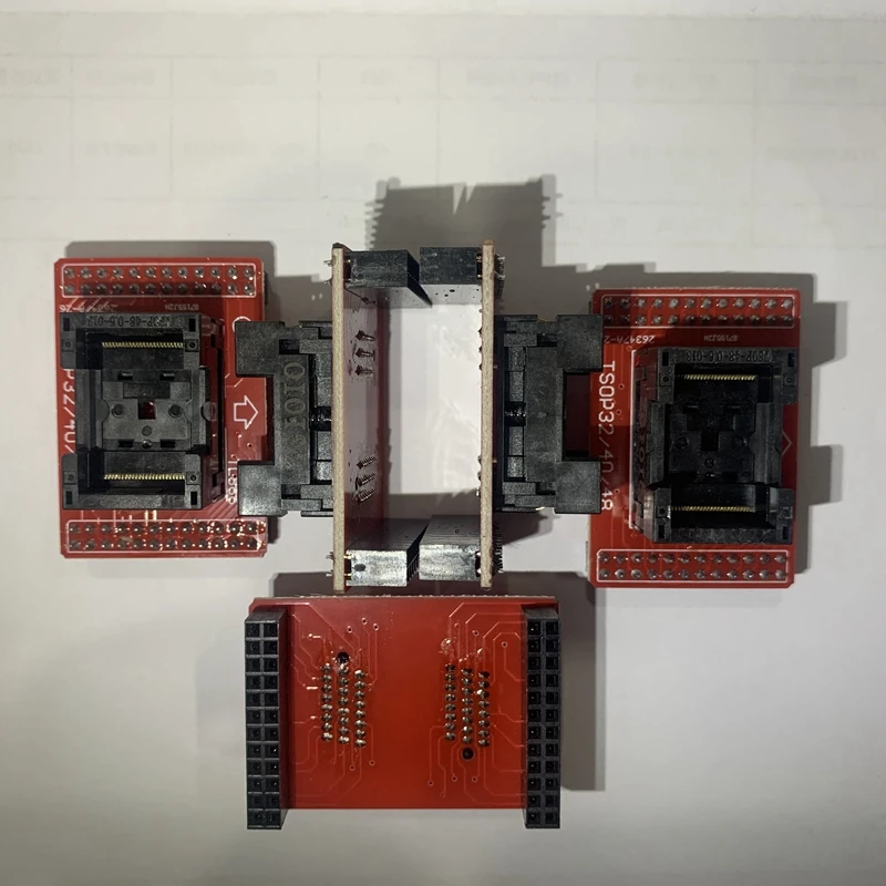 1pcs/LOT TSOP48/TSOP40/TSOP32 Dual Contact Programming Socket Test Bounce Socket TL866II PLUS TL866 Programmer