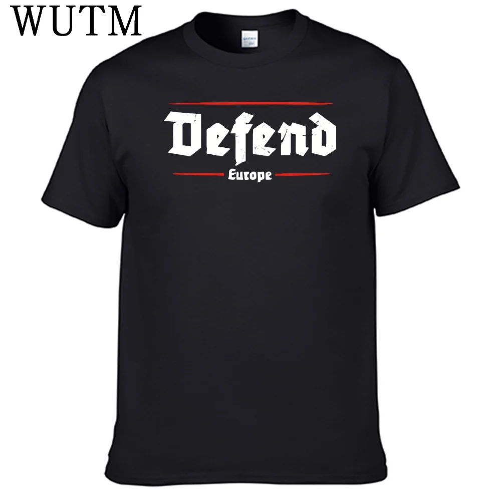Neues Defend Europe T-Shirt aus 100 % Baumwolle für Herren