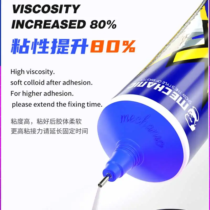MECHANIC Specific Nano Glue SUPER X 60ML Black/Transparent For External Screen Rear Cover Warping Gluing Repair Adhesive Sealant