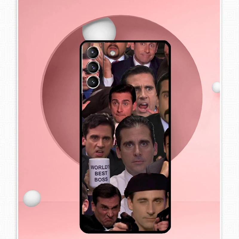 Michael Scott The Office Humor Case For Samsung Galaxy S24 S23 S22 Ultra Note 10 Plus Note 20 S9 S10 S20 S21 FE Back Cover