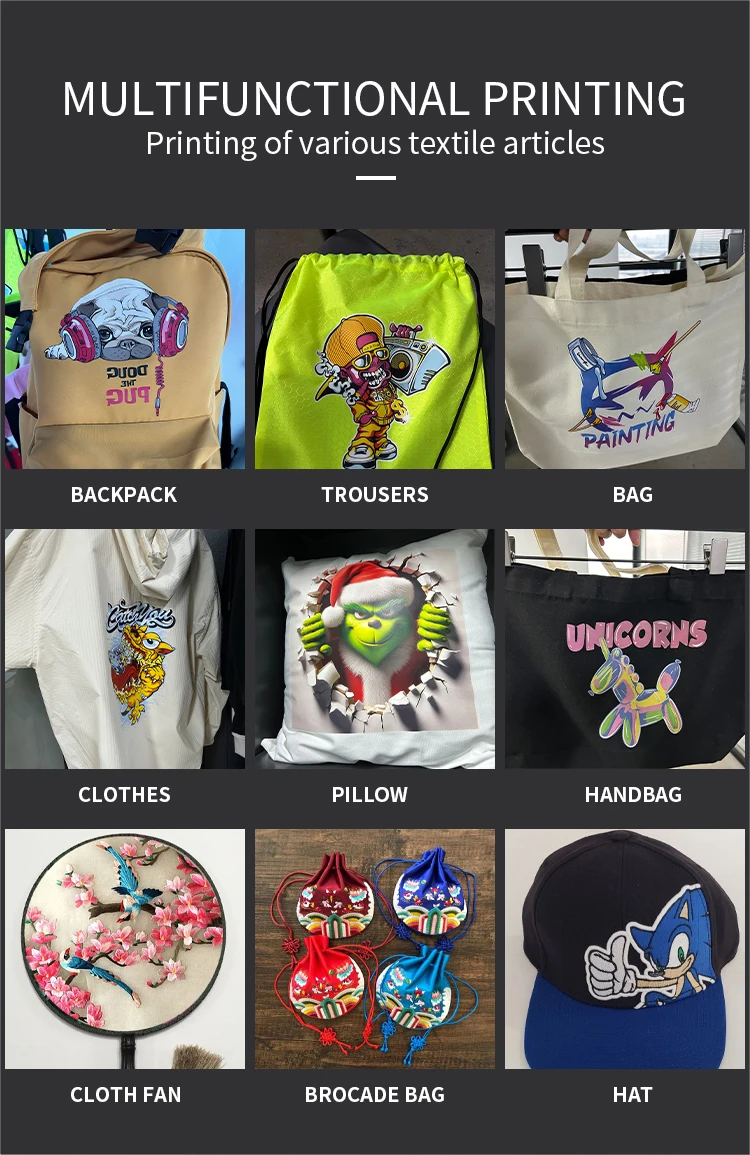 2024 سخونة 30 سنتيمتر DTF طابعة أرخص I3200 رأس الطباعة 60 سنتيمتر DTF طابعة تي شيرت خيمة خارجية هوديي DTF طابعة