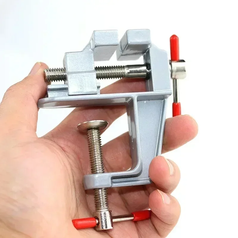 미니 알루미늄 취미 다기능 클립 작업대, 소형 수리 및 DIY 프로젝트, 내구성 및 조절 가능, 바이스 컴팩트, 1 개