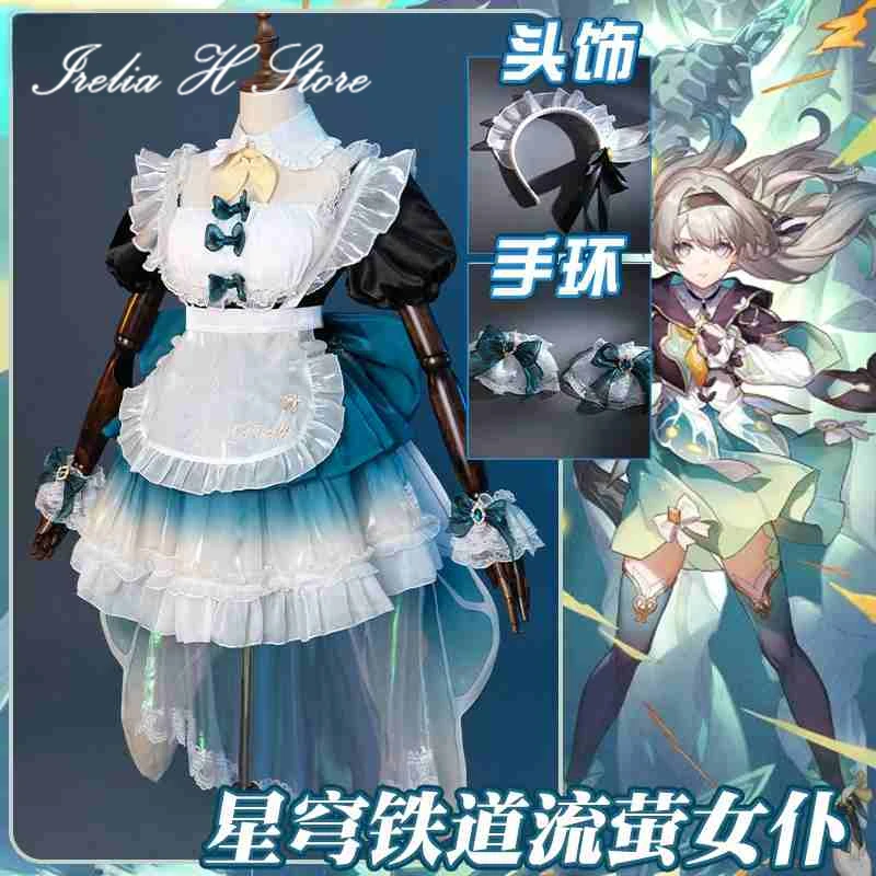 Irelia H Store Honkai: Star Rail Firefly Cosplay Costume Anime Game Firefly Maid Dress Halloween Costumes Party Dress