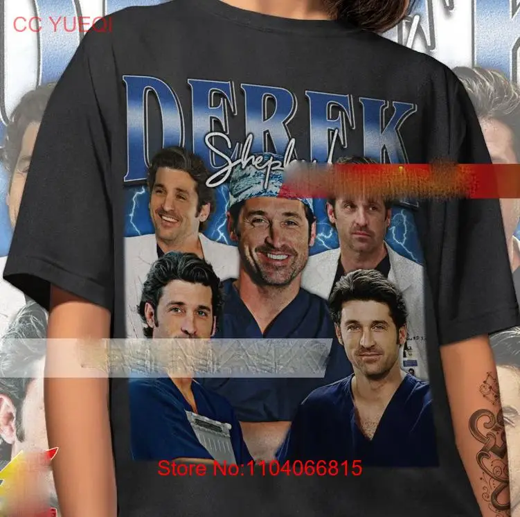 Camicia da pastore Derek, maglietta della serie Tv di anatomia del pastore Derek Grey'S