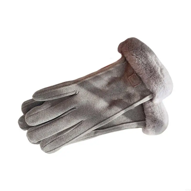 N7YE 2PCS Rękawiczki na zewnątrz Ekran dotykowy Przyjazne rękawiczki unisex zimne pogody na jazdę na nartach i codzienne podróże