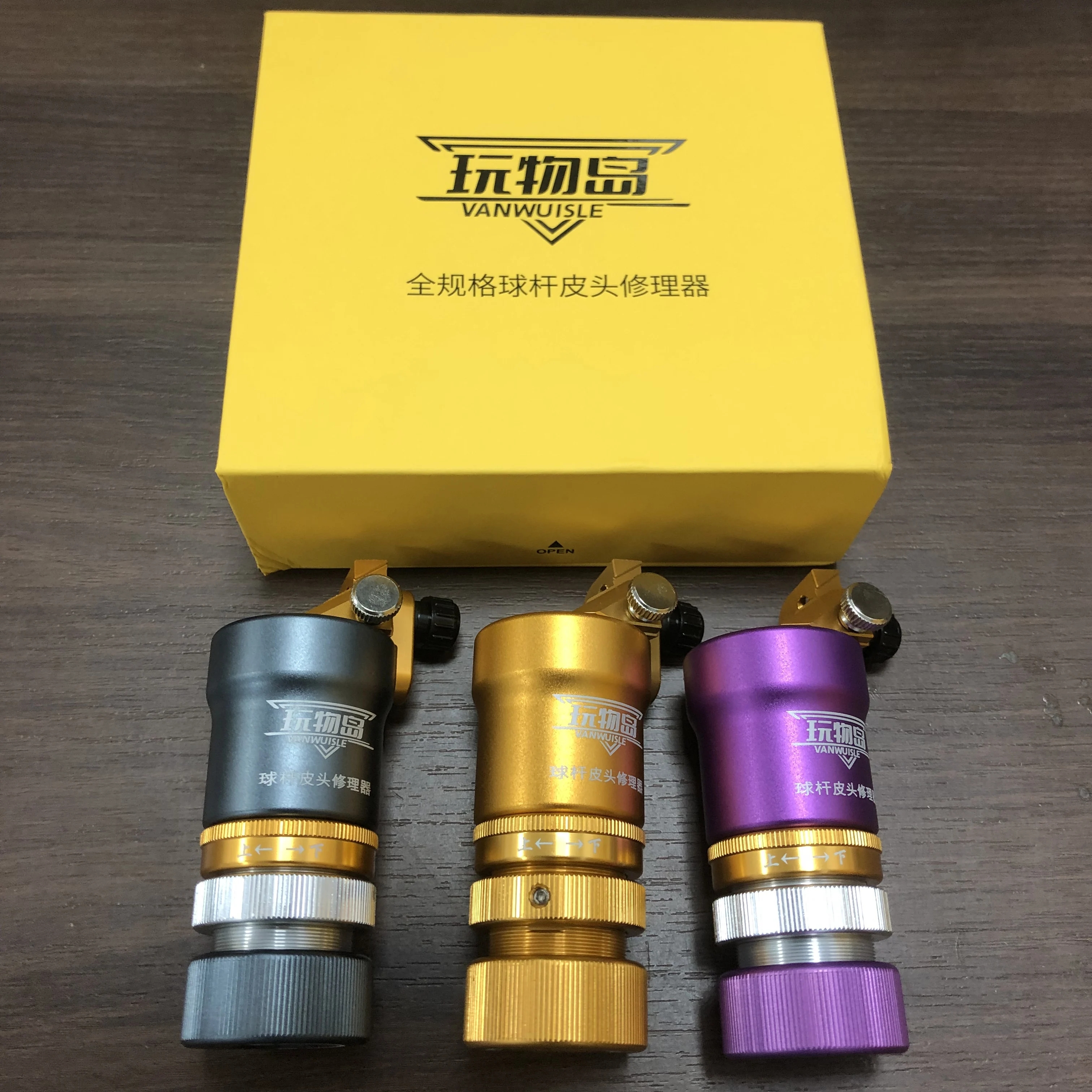 2026 Hot! Nice Quality Billairds Cue Tip Tool Replacement Tip Repairment Tool Box Packaging Billiards Accessories view 5