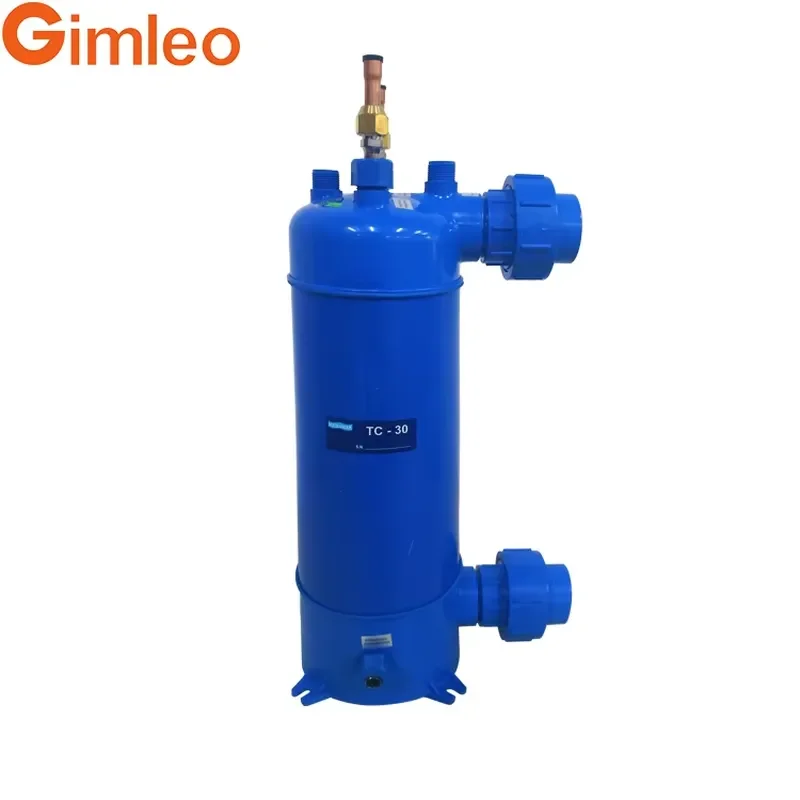 For 10.5KW R410A THREAD TITANIUM&PVC CONDENSER MHTA-3 High Efficiency Energy Saving Eco-Friendly Heat Exchanger