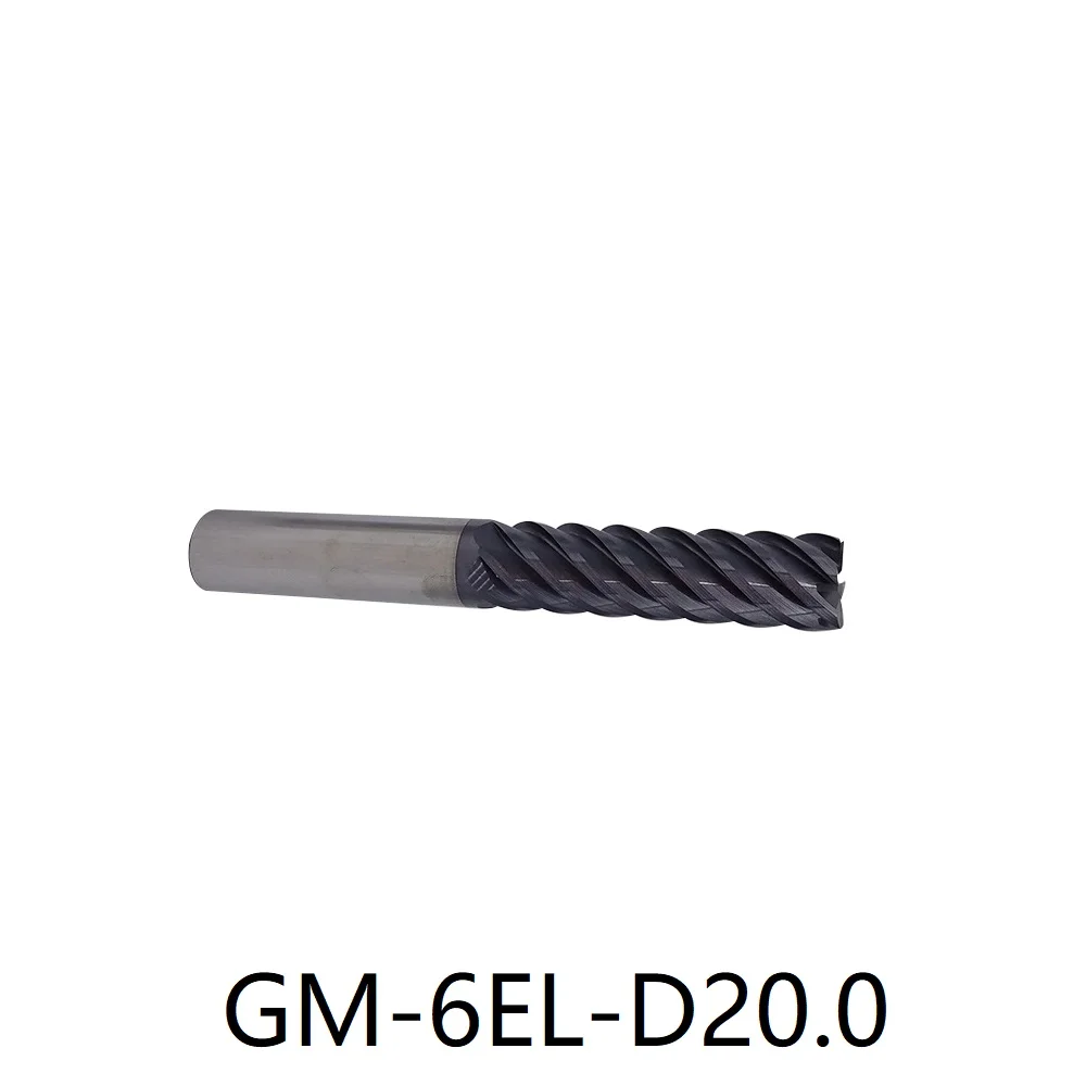 ZCC GM-6EL-D20.0 Solid carbide milling GM series End mill long cutting edge Semi-finishing