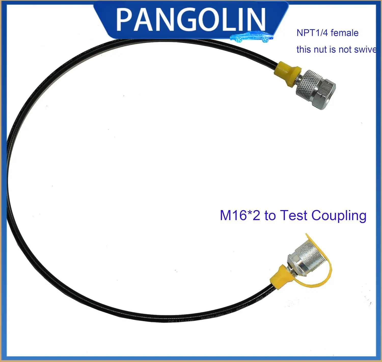 

PANGOLIN цифровой дисплей метр пробирка 1,64 метра от M16x2 до 1/4NPT подключение высокоточный промышленный измерительный прибор