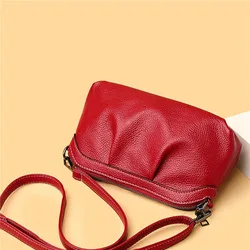 New Women Bag Crossbody Bag Small Bag Korean Version Fashion All Soft Leather Multi-functional Shoulder Bag High Quality Casual