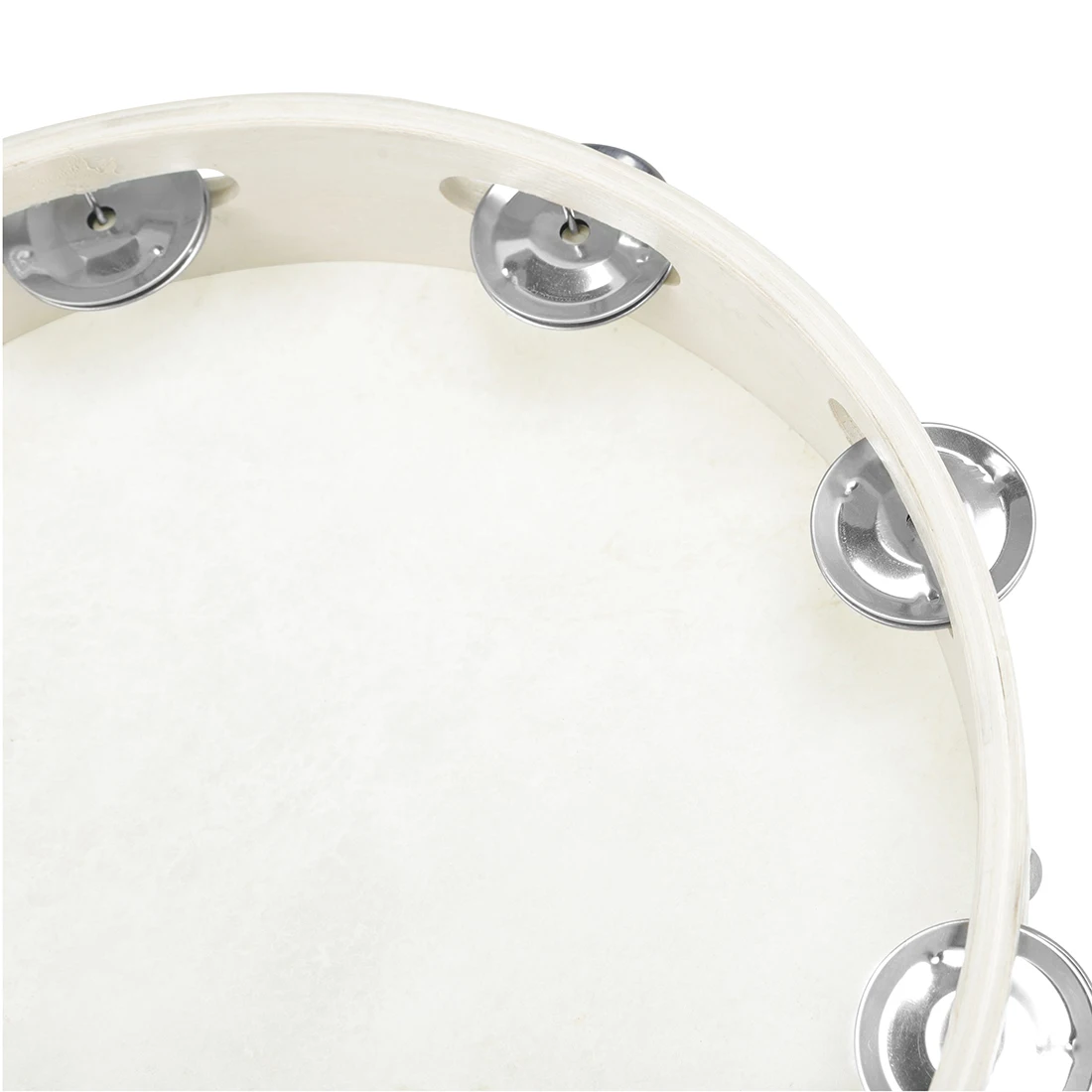 10 Inches Tambourine Sheepskin Tambourine Wooden Tambourine Percussion Musical Instruments Suitable For Enlightenment Education