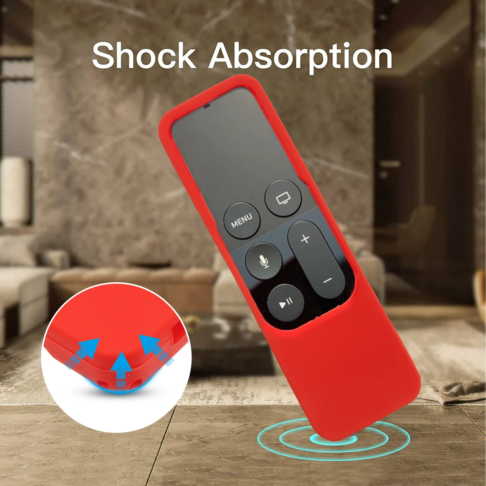 2 Pcs Remote Control Case Cover Silicone Bumper Protector Protection Controller Silica Gel