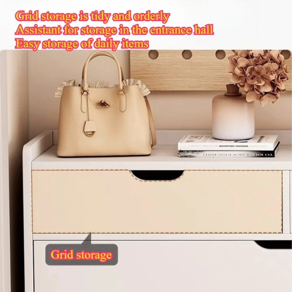 Front Door Flip Bucket Shoe Cabinet Large Capacity Storage Rack Household Minimalist Shoe Cabinet Entrance Ultra-thin Shoe Rack