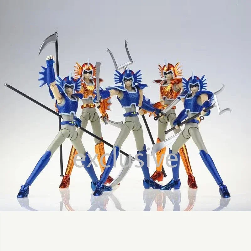 In Stock CS Model Saint Seiya Myth Cloth Gold EX Poseidon Marine Soldier Guards Knights of the Zodiac Action Figure